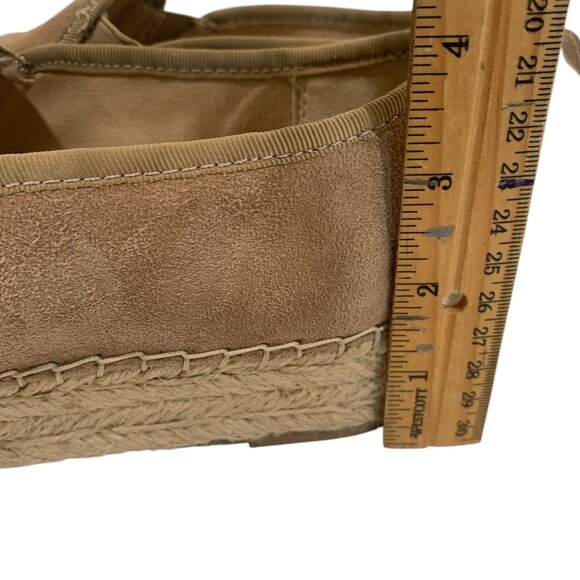 SAM EDELMAN Espadrille Women 8.5 Circus Flatform Slip On Christina Camel - Picture 8 of 9
